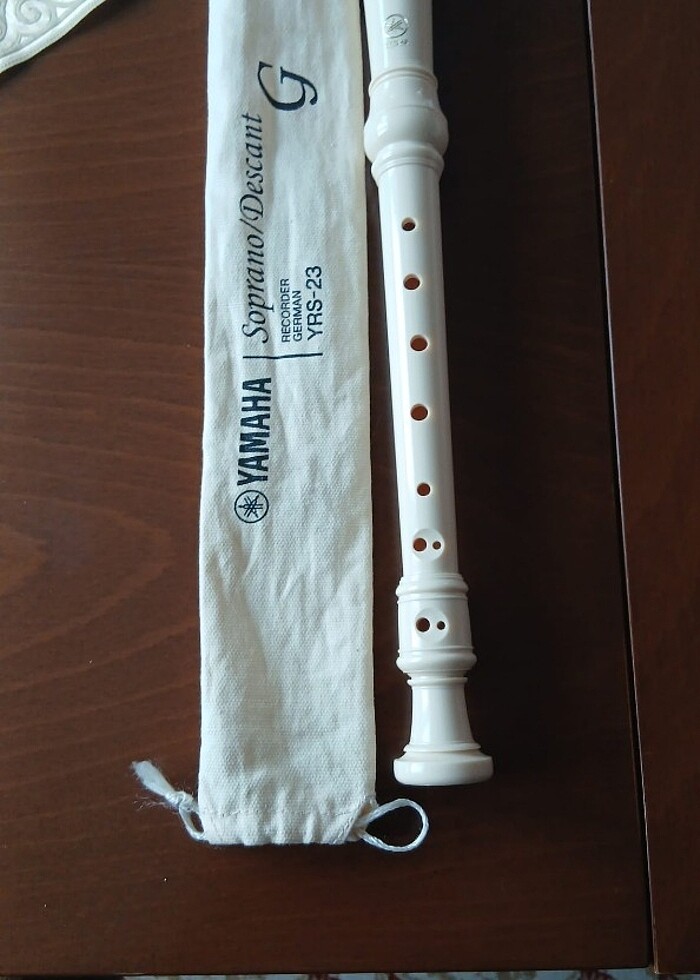 Yamaha markalı flüt hiç kullanılmadı  - Görsel 2