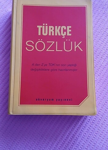 Türkçe sözlük 