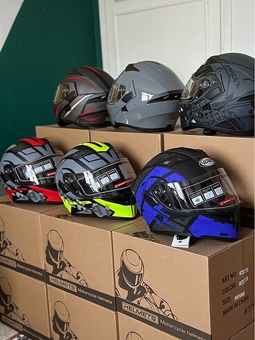 JK ÇENE AÇILIR KASK SIFIR KAPALI KUTU GÜNEŞ GÖZLÜKLÜ TÜM BEDENLE - Görsel 5