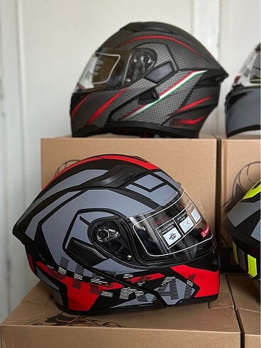 JK ÇENE AÇILIR KASK SIFIR KAPALI KUTU GÜNEŞ GÖZLÜKLÜ TÜM BEDENLE - Görsel 11