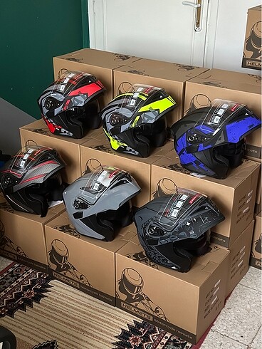 JK ÇENE AÇILIR KASK SIFIR KAPALI KUTU GÜNEŞ GÖZLÜKLÜ TÜM BEDENLE - Görsel 12