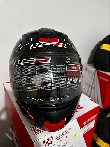 SIFIR LS2 XL BEDEN KASK KAPALI KUTULU KILIFLI
