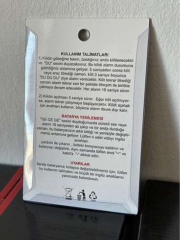 SIFIR ALARMLI DİSK KİLİDİ - Görsel 2