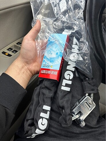 SIFIR ZİNCİR KİLİT 1.2metre 6milim kalınlık - Görsel 2