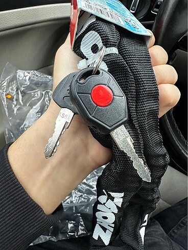 SIFIR ZİNCİR KİLİT 1.2metre 6milim kalınlık - Görsel 4