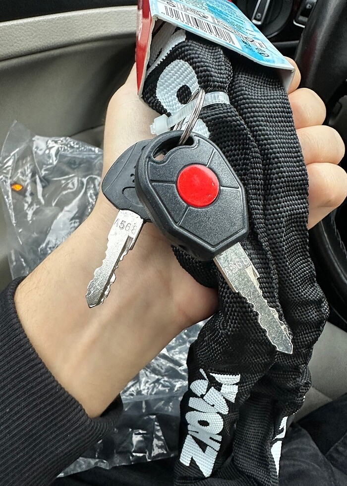 SIFIR ZİNCİR KİLİT 1.2metre 6milim kalınlık - Görsel 4