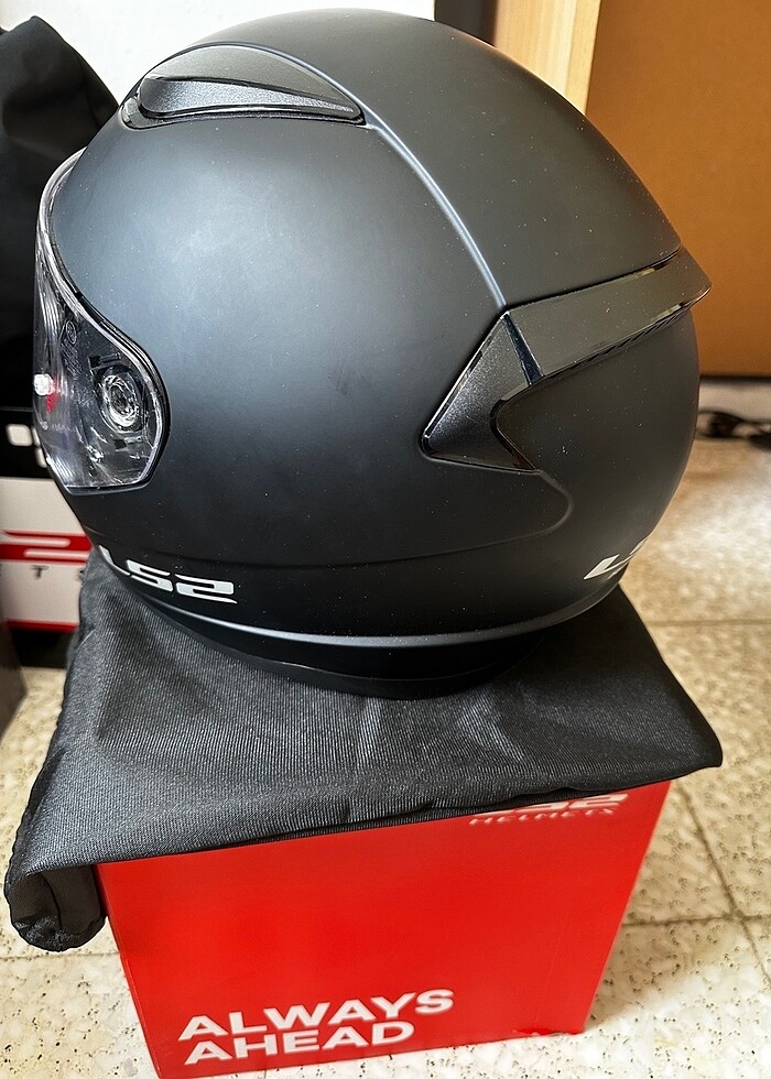 SIFIR AYARINDA LS2 RAPİD MAT SİTAH KASK SMALL BEDEN - Görsel 4