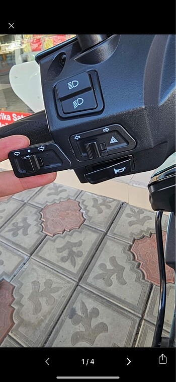 Motosiklete DÖRTLÜ FLAŞÖR ÖZELLİĞİ KOYAN TUŞ TAK ÇALIŞTIR - Görsel 4