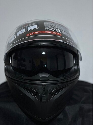 SIFIR MAT SİYAH JK ÇENE AÇILIR KASK S BEDEN - Görsel 4