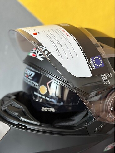 SIFIR CRN MAT SİYAH ÇENE AÇILIR KASK GÜNEŞ GÖZLÜKLÜ M L XL BEDEN - Görsel 3