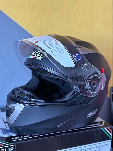 SIFIR CRN MAT SİYAH ÇENE AÇILIR KASK GÜNEŞ GÖZLÜKLÜ M L XL BEDEN - Görsel 4