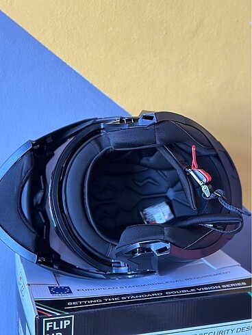 SIFIR CRN MAT SİYAH ÇENE AÇILIR KASK GÜNEŞ GÖZLÜKLÜ M L XL BEDEN - Görsel 6