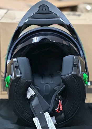 Çene açılır kask jk 902 güneş gözlüklük motosiklet kaskı - Görsel 6