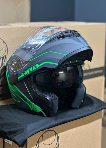 Çene açılır kask jk 902 güneş gözlüklük motosiklet kaskı - Görsel 5