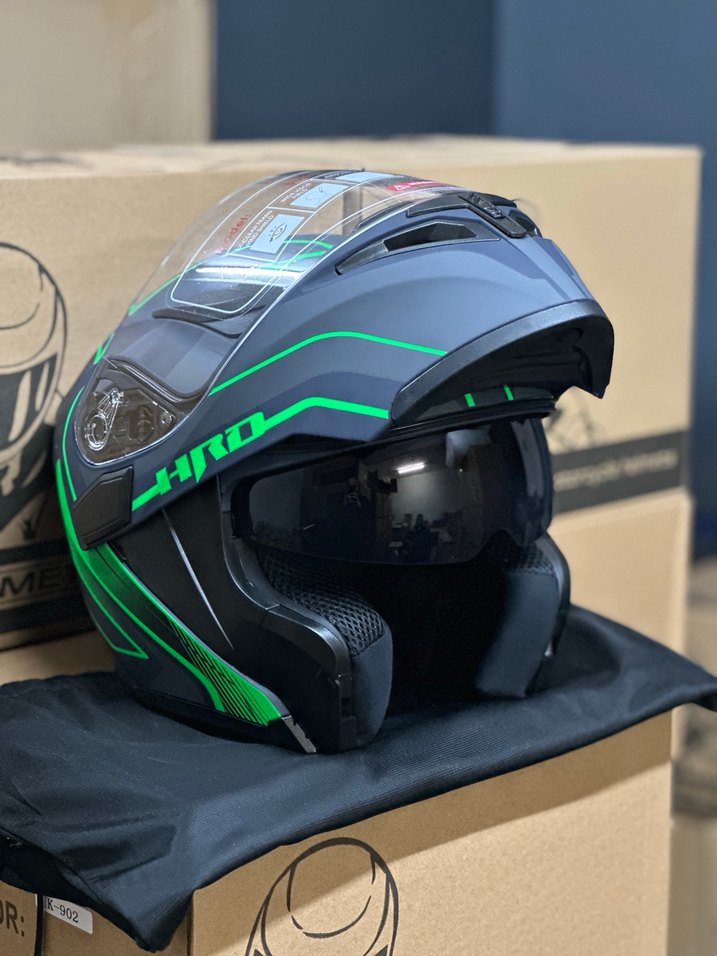 Çene açılır kask jk 902 güneş gözlüklük motosiklet kaskı - Görsel 5