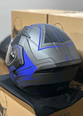 Jk902 MOTOSİKLET KASKI ÇENE AÇILIR GÜNEŞ GÖZLÜKLÜ / SIFIR ÜRÜN - Görsel 6