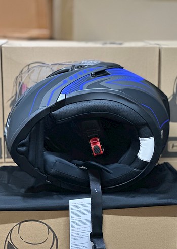 Jk902 MOTOSİKLET KASKI ÇENE AÇILIR GÜNEŞ GÖZLÜKLÜ / SIFIR ÜRÜN - Görsel 9