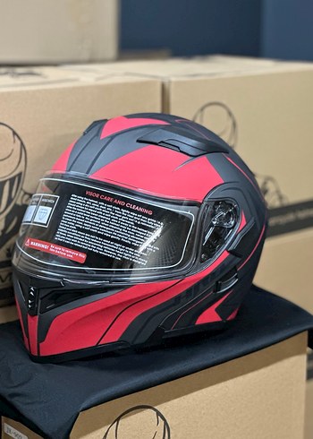 Jk902 ÇENE AÇILIR MOTOSİKLET KASKI GÜNEŞ GÖZLÜKLÜ MOTOR KASK - Görsel 3