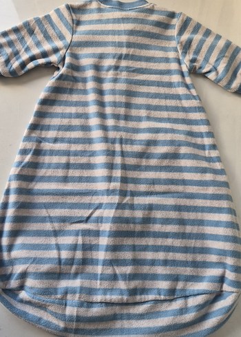 Carters Mavi Gri Çizgili Fermuarlı Çocuk Uyku Tulumu - Görsel 4