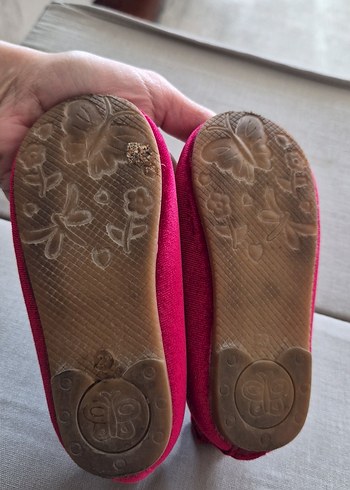 Kız Çocuk Kırmızı Fiyonk Detaylı Babet - Görsel 4