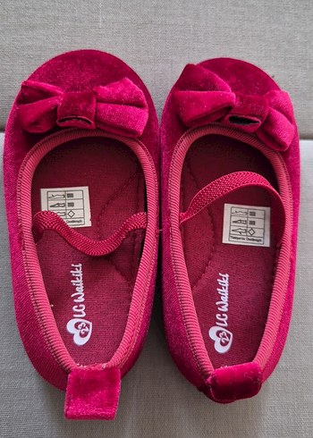 Kız Çocuk Kırmızı Fiyonk Detaylı Babet - Görsel 3