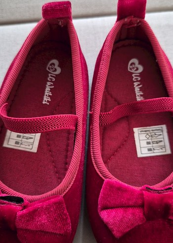 Kız Çocuk Kırmızı Fiyonk Detaylı Babet - Görsel 5