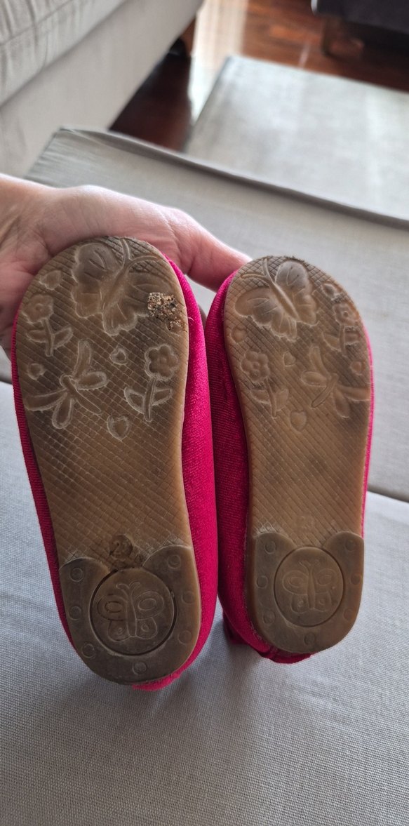 Kız Çocuk Kırmızı Fiyonk Detaylı Babet - Görsel 4