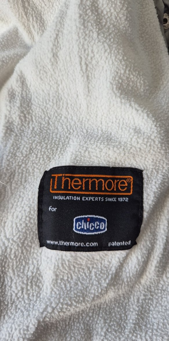 Chicco marka Gri Kürklü Kız Çocuk Montu - Görsel 4