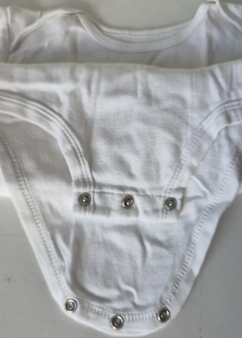 Carters Uzun Kollu Beyaz Body - Görsel 5