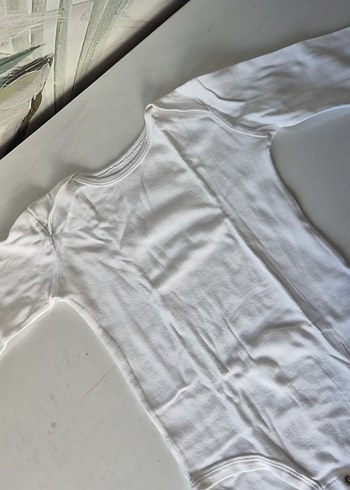 Carters Uzun Kollu Beyaz Body - Görsel 3