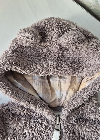 Carters Kapüşonlu Çocuk Peluş Mont - Görsel 2