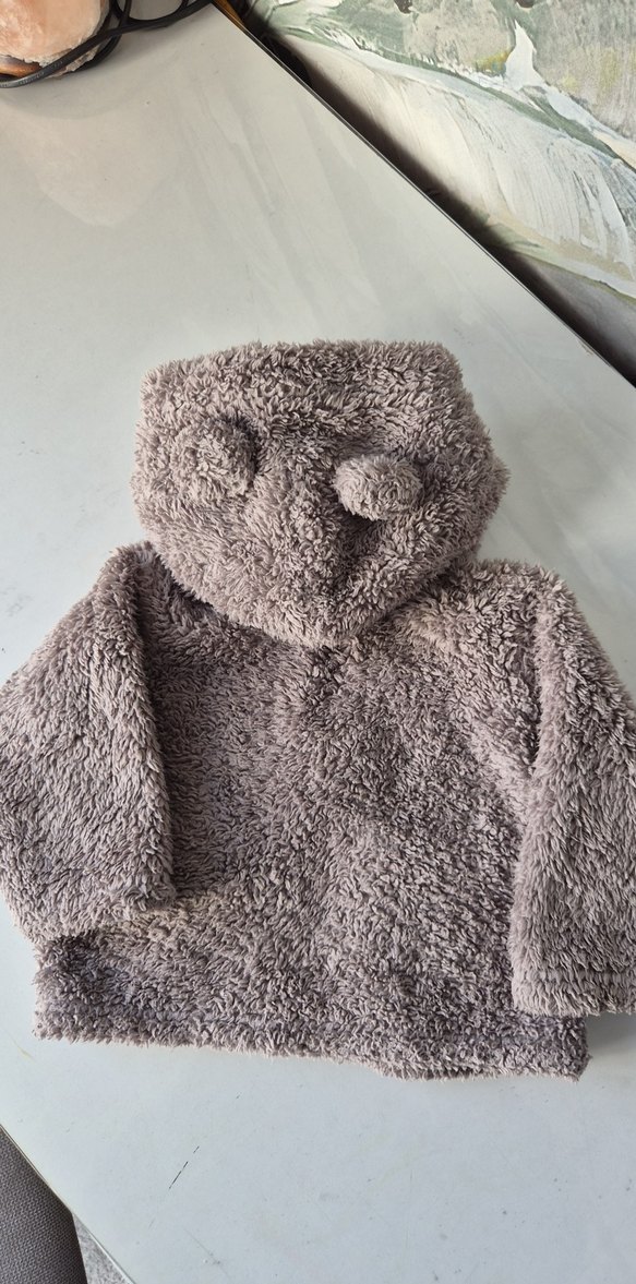 Carters Kapüşonlu Çocuk Peluş Mont - Görsel 4