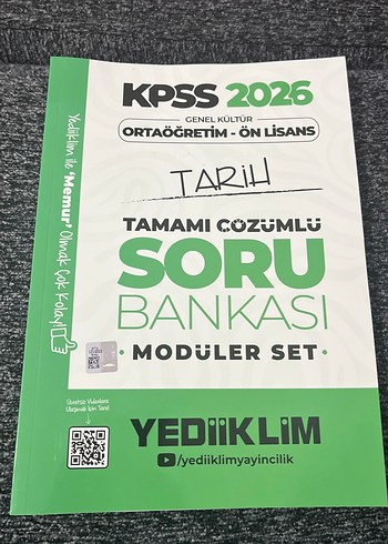 Beden Renk KPSS 2026 Modüler Soru Bankası Seti