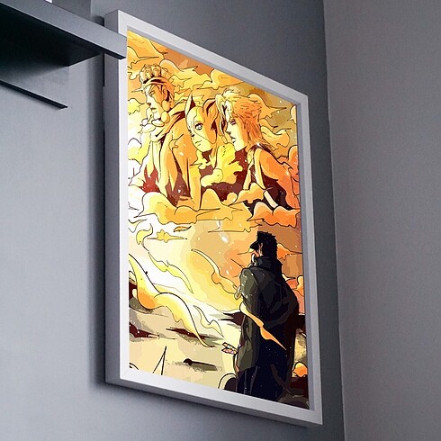 Beden çeşitli Renk JoJo's Bizarre Adventure Jotaro Kujo Tasarımlı Tablo