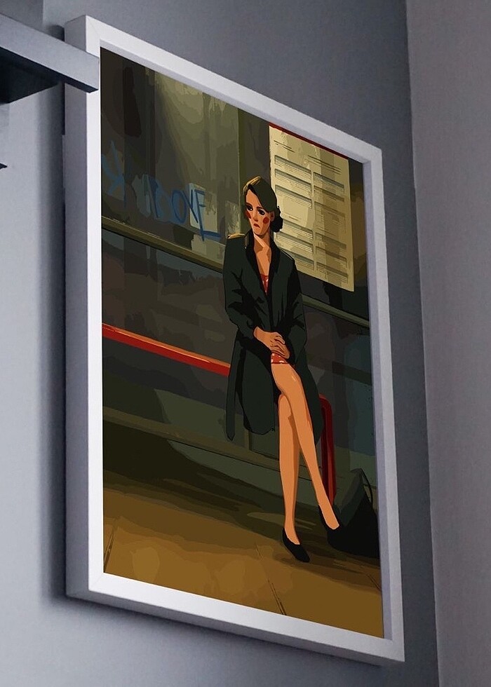 Fleabag it II Pass Lonely Tablo Tasarımı - Görsel 4