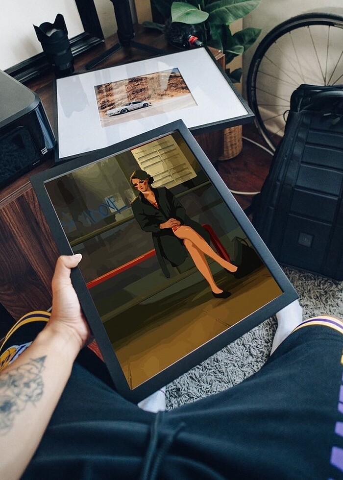 Fleabag it II Pass Lonely Tablo Tasarımı - Görsel 3