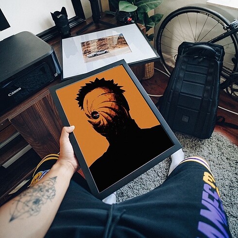 Naruto Obito Uchiha Maskesi Tasarımı - Görsel 3