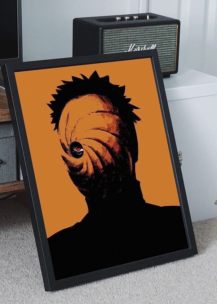 Naruto Obito Uchiha Maskesi Tasarımı - Görsel 2