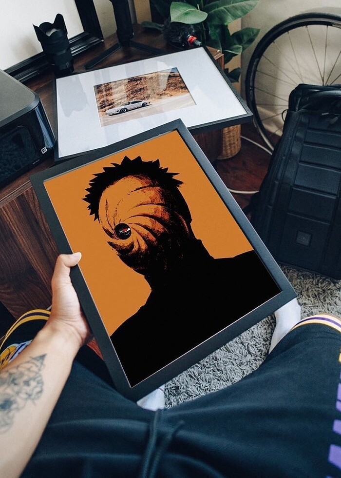 Naruto Obito Uchiha Maskesi Tasarımı - Görsel 3