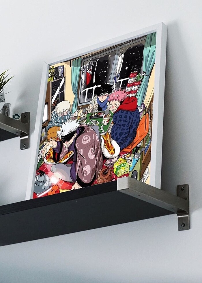 Jujutsu Kaisen Anime Fan Art Tablo - Görsel 5