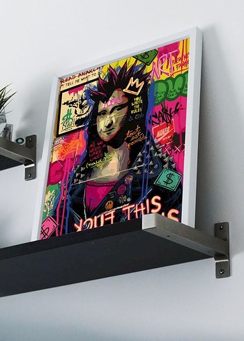 Pop Art Mona Lisa Tablo Tasarımı - Görsel 6