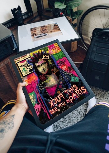 Pop Art Mona Lisa Tablo Tasarımı - Görsel 3