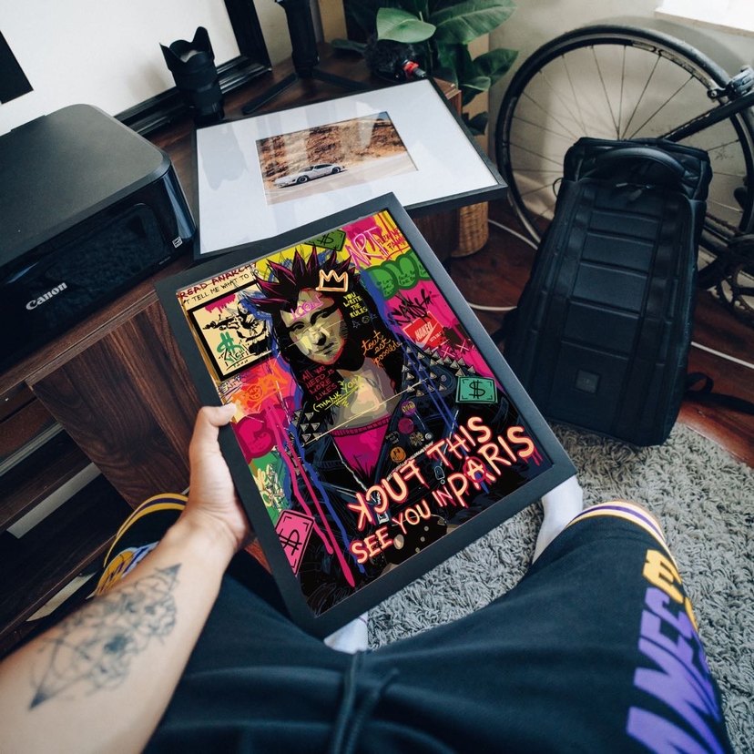 Pop Art Mona Lisa Tablo Tasarımı - Görsel 4