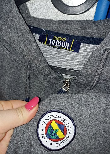 Gri Fenerbahçe Spor Kulübü hırka