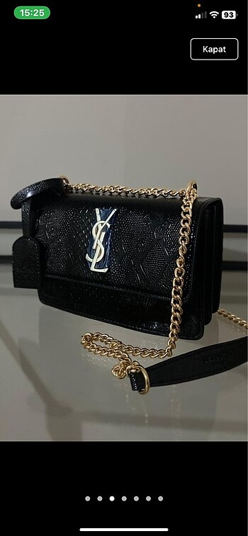 Beden siyah Renk YSL çapraz çanta