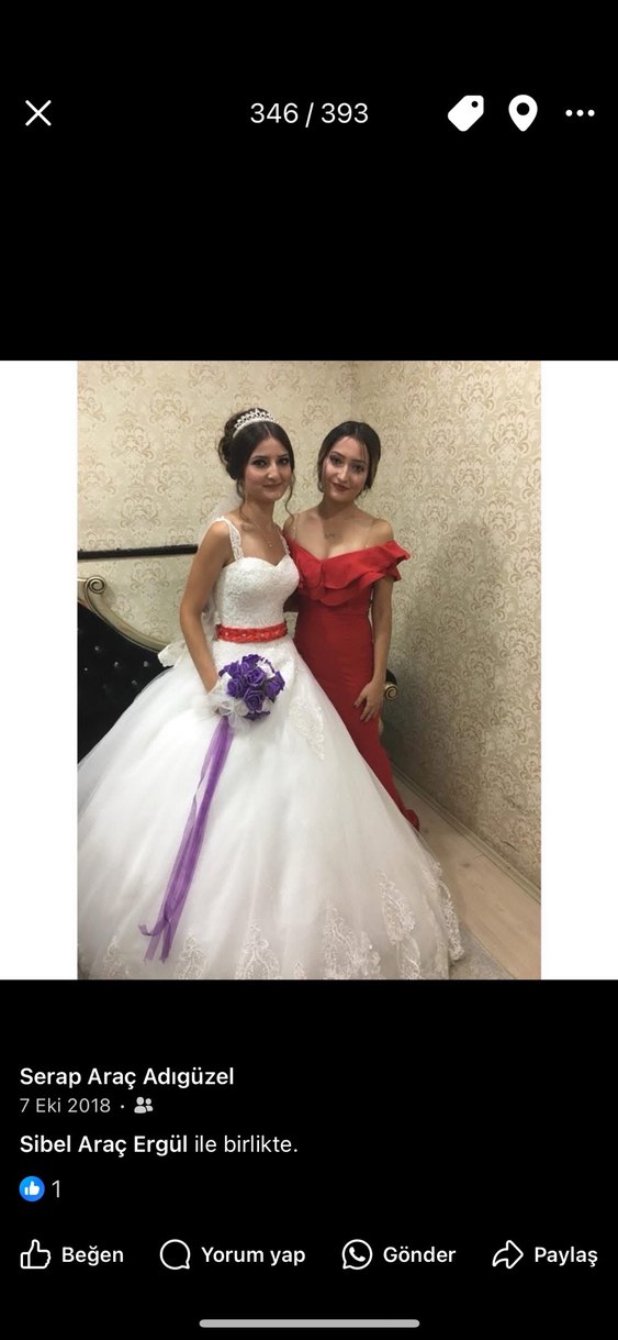 Bordo Straplez Modern Klasik Denizkızı Gelinlik - Görsel 2