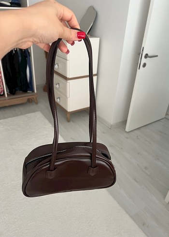 Kahverengi Deri Kadın Çanta 1 kez kullandım