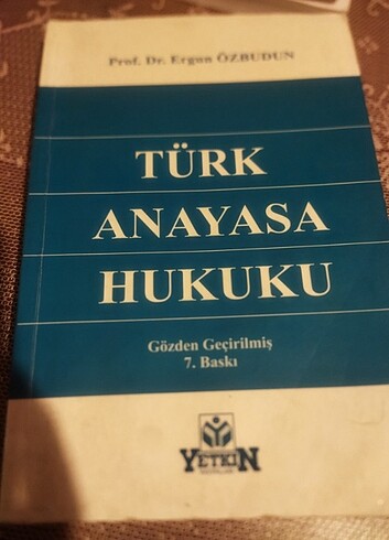 Prof.Dr.Ergun ÖZBUDUN Türk Anayasa Hukuku Yetkin Yayınları