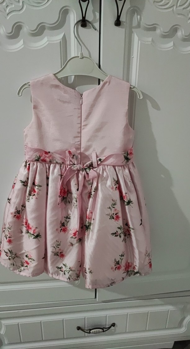 Hims 4 yaş Pembe Abiye Elbise - Görsel 2