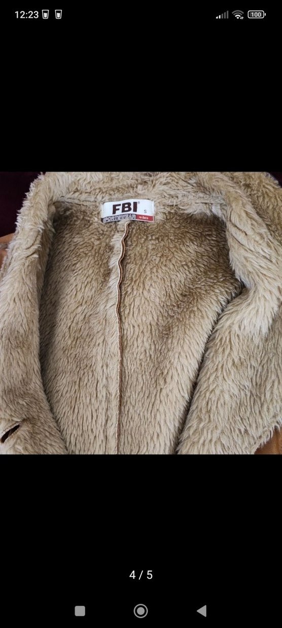 Düğmeli Kahverengi Süet Kadın Ceket - Görsel 4